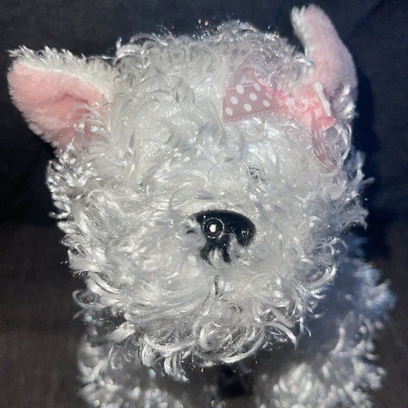 WEBKINZ Ganz WHITE TERRIER HM106 Hang/But tag no code stuffed animal plush - Picture 2 of 11